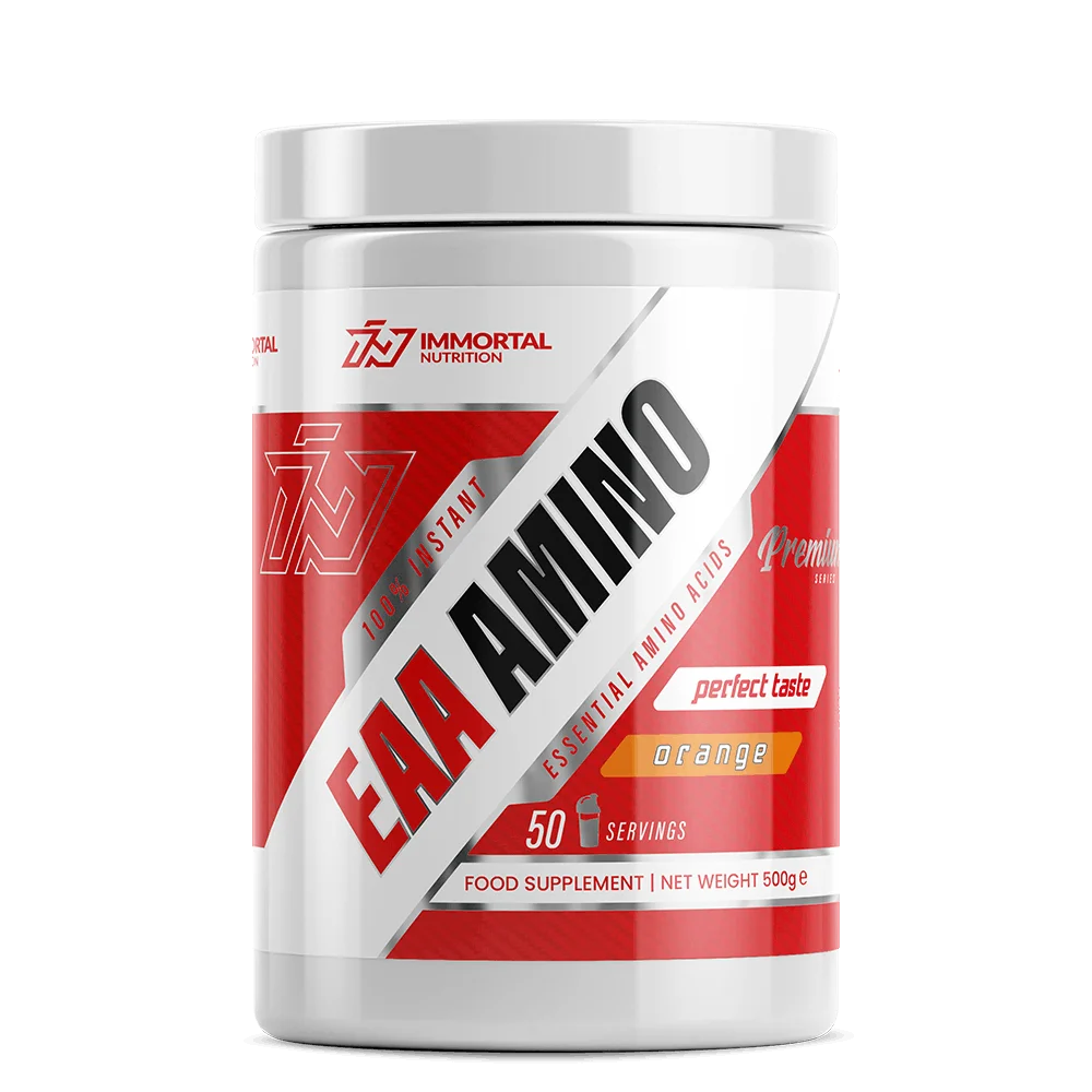 EAA Aminorūgštys - Immortal Nutrition 500g EAA amino rūgštys 500g raumenų atsistatymui